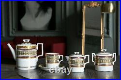 14-PC Belvedere Tea Service Set. Imperial Porcelain Lomonosov LFZ, Russian 14/6