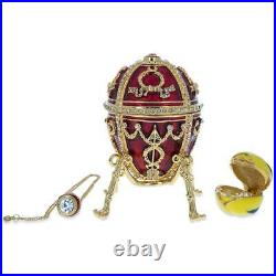 1895 Rosebud Royal Imperial Metal Easter Egg