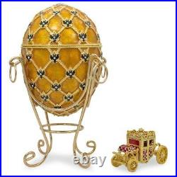 1897 Coronation Royal Russian Egg 7 Inches