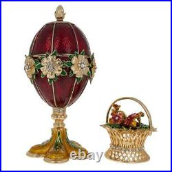 1901 Basket of Flowers Royal Russian Egg