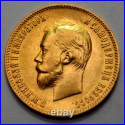 1903-A. P. 10 Roubles Russian Empire Gold Coin Tsar Nicolas II Imperial Coin Rare