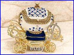 1997 Imperial Fabergé Antiques style Faberge egg Lady Diana Vintage Wedding gift