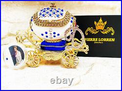 1997 Imperial Fabergé Antiques style Faberge egg Lady Diana Vintage Wedding gift