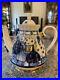 22K Gold Cobalt Teapot Russian Church Imperial Lomonosov Porcelain