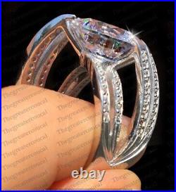 5ct Imperial Crown Ring Russian Quality CZ White Gold Plated Ring For Women