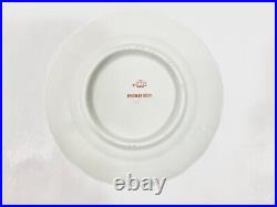 5x Lomonosov Golden Garden USSR Imperial Porcelain Bread Plates 15,5 cm