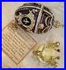 Amethyst Egg Faberge Egg Ornament Fabergé Handpainted egg Swarovski 24k Gold