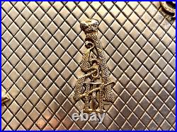 Ant. Imperial Faberge Alexander III Solid Silver 84. ? Gold Cigarette Box