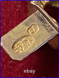 Antique Circa 1890 Imperial Russian 14k Gold Curb Link Bracelet 7.5 10.2gr