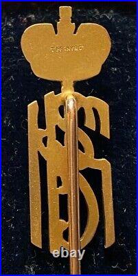 Antique Gold Tiffany Pin Imperial Russian Presentation Grand Duke Romanov USA