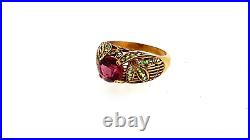 Antique Imperial EDUARD. SCRAMM 72 Gold Ring