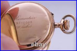 Antique Imperial Russian 14k Gold Enamel Ladies Pendant Watch c1890's Boxed