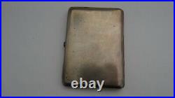Antique Imperial Russian 84 Silver Gold Monogram Cigarette Case By Ivan Alekseev