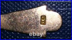 Antique Imperial Russian Enamel ROSE Gold 56 14K Christian Pendant Cross 2.3 gr