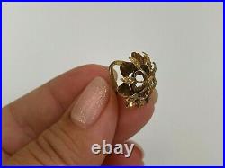 Antique Imperial Russian Faberge 18k 72 Gold Diamond Earrings Author's work