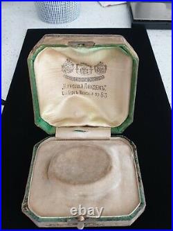 Antique Imperial Russian Gold Watch Jewelry Presentation Case Box Nikolai Linden