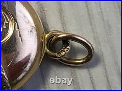 Antique Imperial Russian Rose Gold 56 14K Women's Jewelry Pendant Locket 8 gr