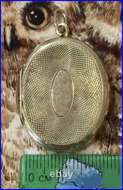 Antique PENDANT Locket Enamel Tsar Empire Jewelry 56 Royal 14K Rose Gold 359