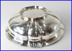 Antique Russian Imperial 84 Sterling Silver Gilt Vermeil Bowl Monogram Sazikov