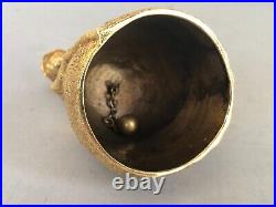 Antique Russian Imperial Gilded Bronze Bell by Lanceray