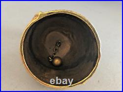 Antique Russian Imperial Gilded Bronze Bell by Lanceray