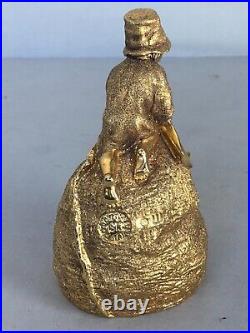 Antique Russian Imperial Gilded Bronze Bell by Lanceray