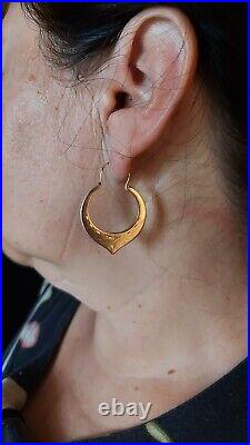 - Antique Tsarism Imperial Russian ROSE Gold 56 14K Women's Jewelry Earrings