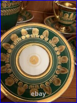 Antique porcelain tea set