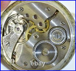 Art-Nouveau Antique silver, gold, niello pocket watch for Imperial Russian market