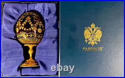 Authentic Imperial Faberge WINTER ROSE Cut Crystal Egg Limited Edition #3