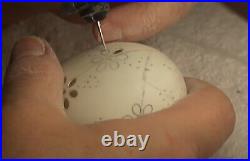 Christmas Gift Imperial Faberge egg Russian 24k Gold Real Egg Hand Made Her Gift