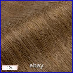 Clip In Human Hair Extensions 100% Real Russian Hairpieces One Piece 5Clips UK
