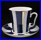 Cobalt 22K Gold Tea Mug and Saucer Russian Imperial Lomonosov Porcelain