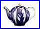 Cobalt 22K Gold Teapot Russian Church Imperial Lomonosov Porcelain