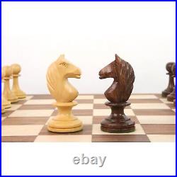Combo of Averbakh Soviet Russian Chess set -Pieces in Golden Rosewood with Board