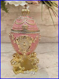 Desgr Faberge Eggs Imperial Royal Russian Egg Ornament Valentines Day Fabergé
