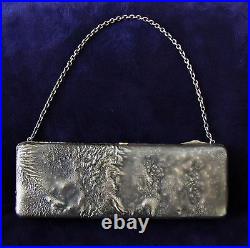 ESTATE SALE! ANTIQUE IMPERIAL RUSSIAN SILVER and GOLD EVENING PURSE / BAG