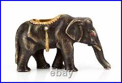 FABERGE Nice Russian Imperial GOLD & Silver Elephant