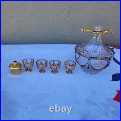 Faberge Art's Apllied Craft LTD Vodka Bottle & glass cups Imperial Colection (5)