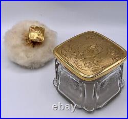 Fabergé HENRIK WIGSTRÖM Russian Imperial 56 Gold Baccarat Royal Powder Box