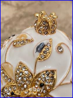 Faberge Imperial Fabergé egg BridalShower Mother ofthe BrideGift JewelryBox HMDE