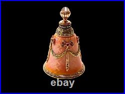 Faberge Imperial Jeweled Multi Color 14k Gold & Guilloche Perfumer