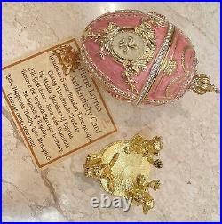 Fabergé egg 24k GOLD Faberge Egg Trinket box Imperial Russian Faberge 24k Gold