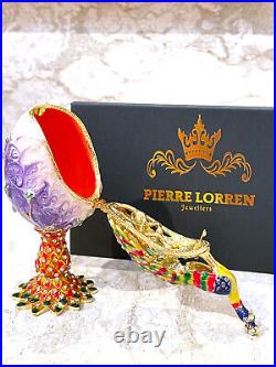 Fabergé egg Gold Graduation Good Luck Faberge Egg Trinket box Imperial Faberge