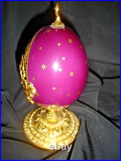 Franklin Mint & House of Faberge Ltd Ed We Three Kings Collector Egg! 