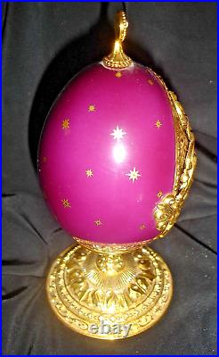 Franklin Mint & House of Faberge Ltd Ed We Three Kings Collector Egg! 