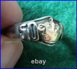 Gold & Silver Unknown Named Imperial Russian Ring