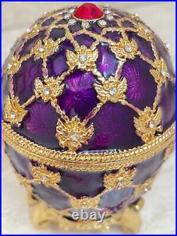 Handmade Emperor Russian Faberge egg Imperial egg & Gold bracelet BoyfriendGift