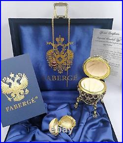 House of Fabergé Egg COA Imperial Collection Emaille