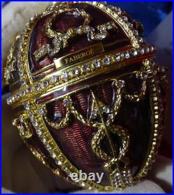 House of Fabergé Egg COA Imperial Collection Emaille